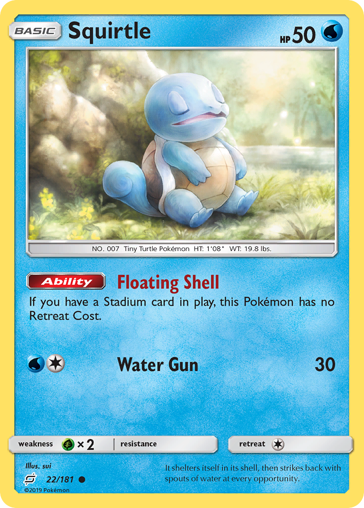 Squirtle (22/181) [Sun & Moon: Team Up] | Good Games North
