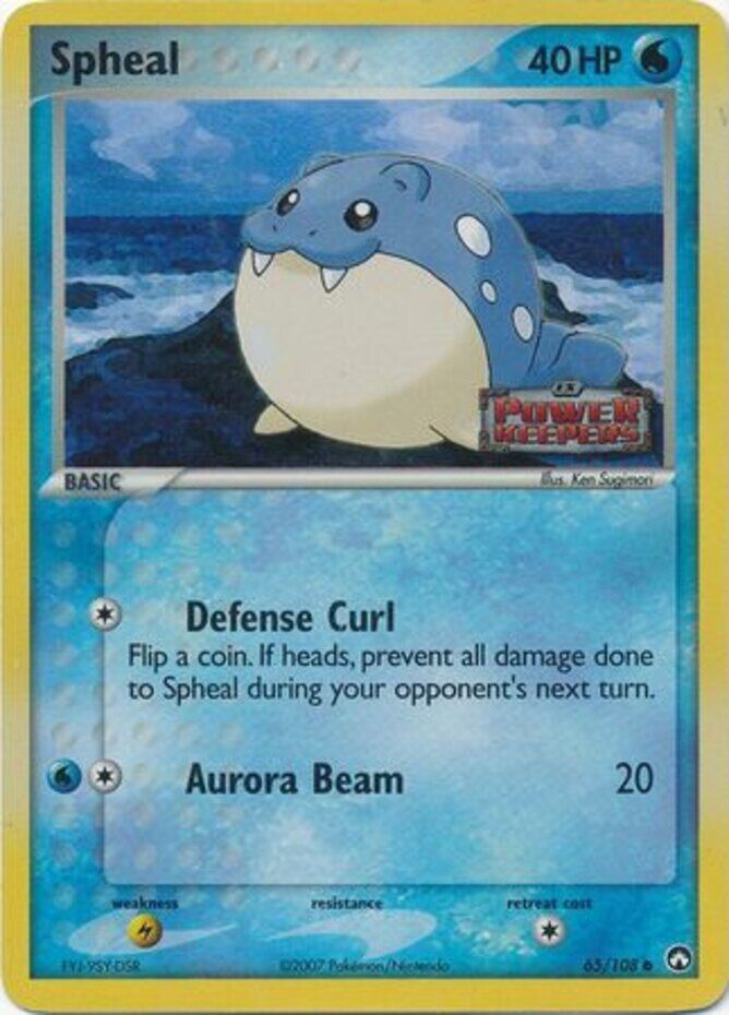 Spheal (65/108) (Stamped) [EX: Power Keepers] | Good Games North