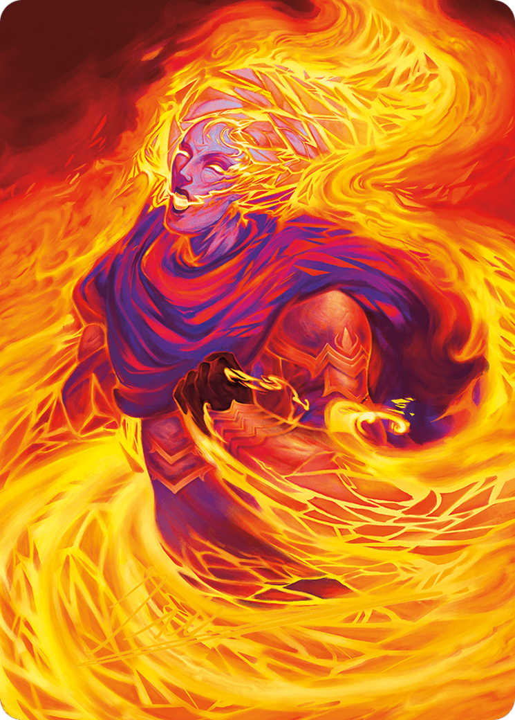 Flare of Duplication Art Card (Gold-Stamped Signature) [Modern Horizons 3 Art Series] | Good Games North