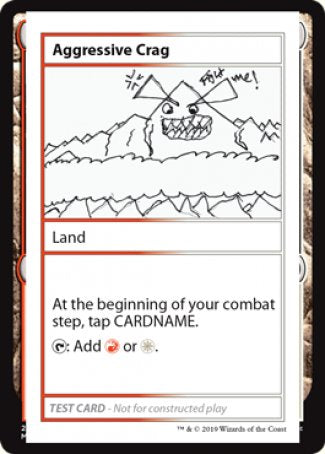 Aggressive Crag (2021 Edition) [Mystery Booster Playtest Cards] | Good Games North