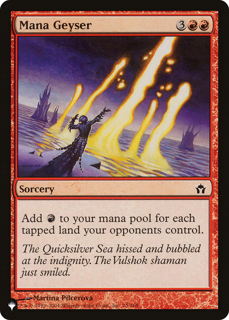 Mana Geyser [The List] | Good Games North