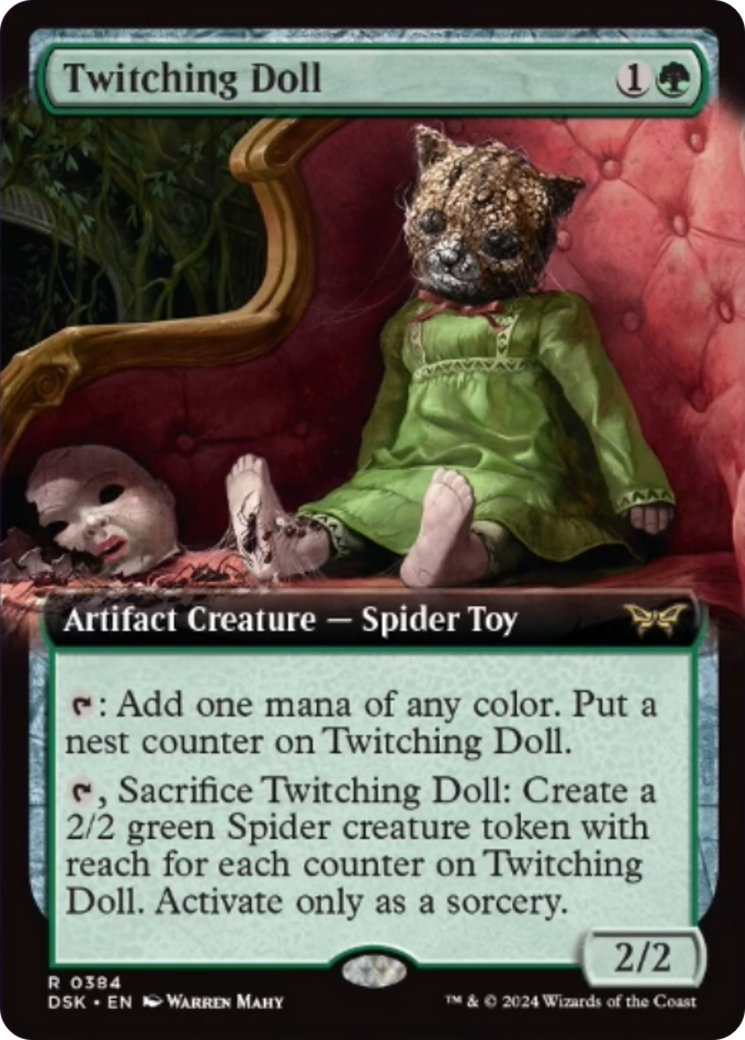 Twitching Doll (Extended Art) [Duskmourn: House of Horror] | Good Games North