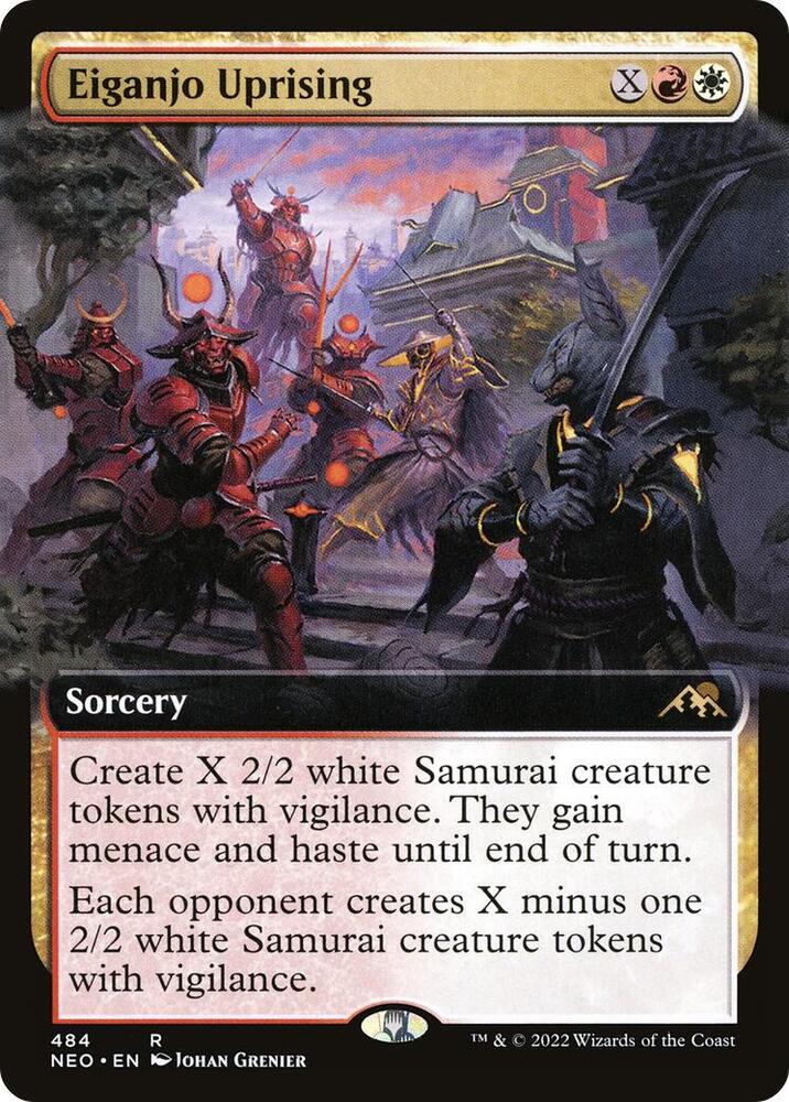 Eiganjo Uprising Extended Art (Kamigawa: Neon Dynasty)  | Good Games North