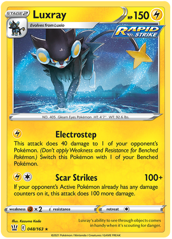 Luxray (048/163) [Sword & Shield: Battle Styles] | Good Games North