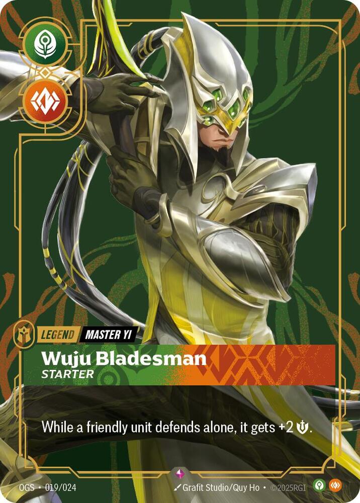 Master Yi - Wuju Bladesman 019/024 (Origins: Proving Grounds)  | Good Games North