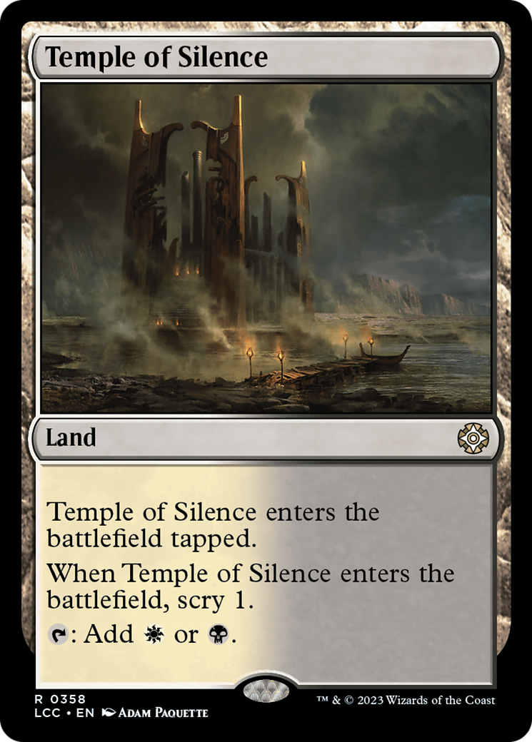Temple of Silence [The Lost Caverns of Ixalan Commander] | Good Games North