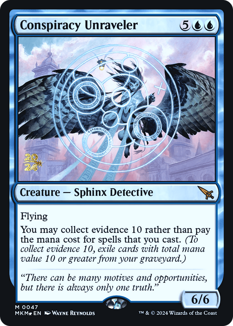 Conspiracy Unraveler [Murders at Karlov Manor Prerelease Promos] | Good Games North