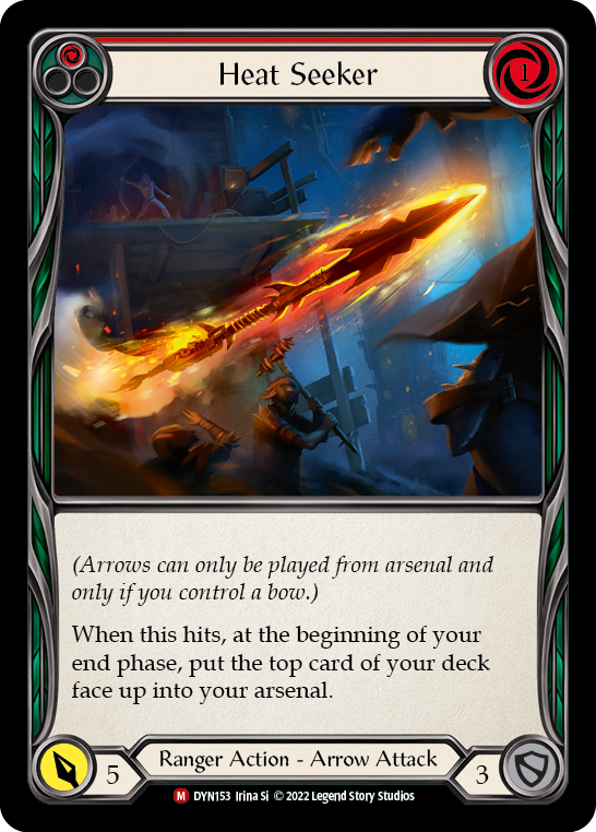 Heat Seeker [DYN153] (Dynasty)  Rainbow Foil | Good Games North