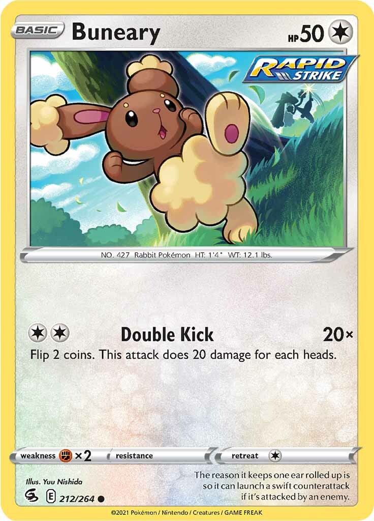 Buneary (212/264) [Sword & Shield: Fusion Strike] | Good Games North