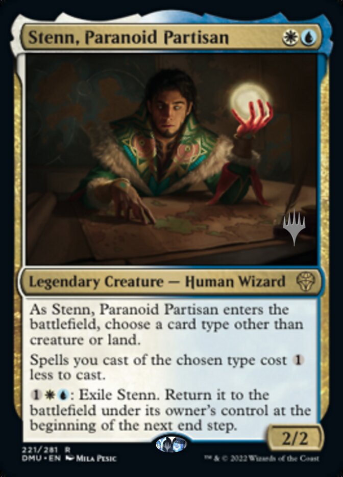 Stenn, Paranoid Partisan (Promo Pack) [Dominaria United Promos] | Good Games North
