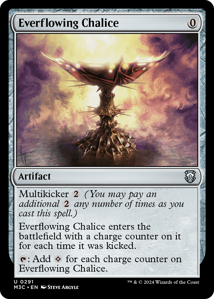 Everflowing Chalice (Ripple Foil) [Modern Horizons 3 Commander] | Good Games North