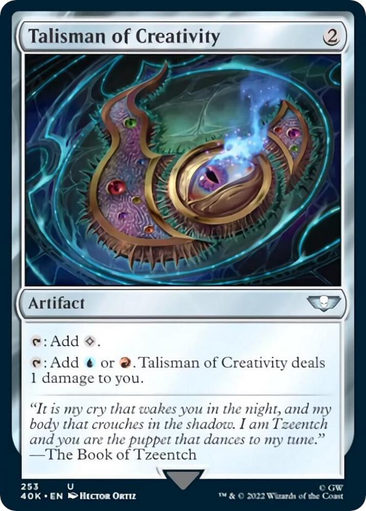 Talisman of Creativity (Universes Beyond: Warhammer 40,000)  | Good Games North