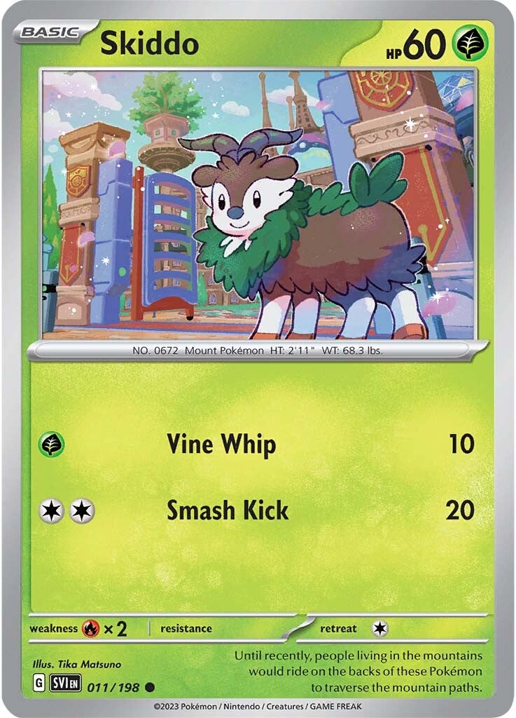 Skiddo (011/198) [Scarlet & Violet: Base Set] | Good Games North