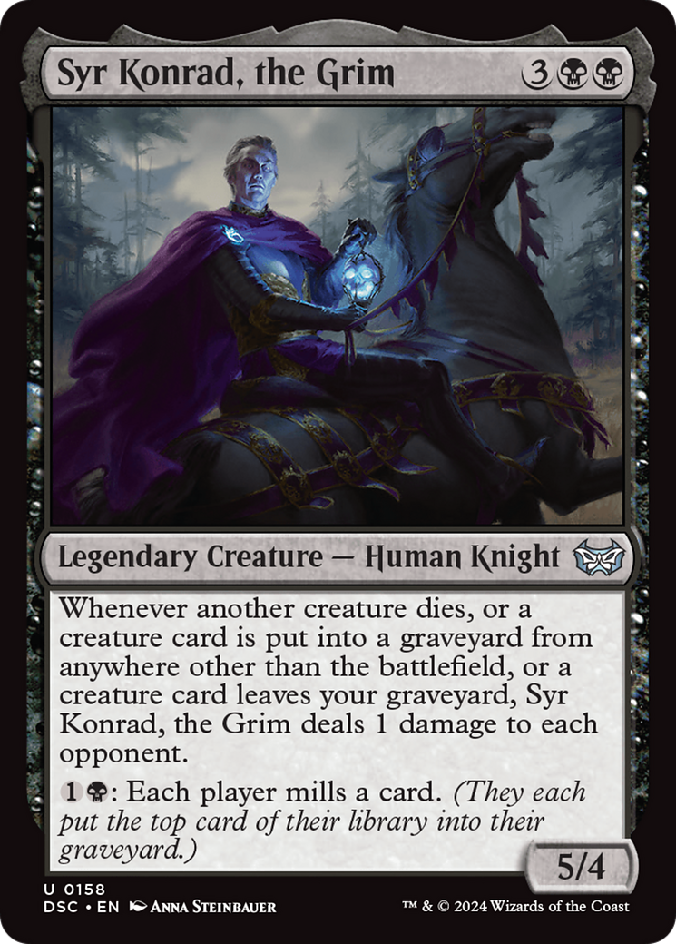 Syr Konrad, the Grim [Duskmourn: House of Horror Commander] | Good Games North