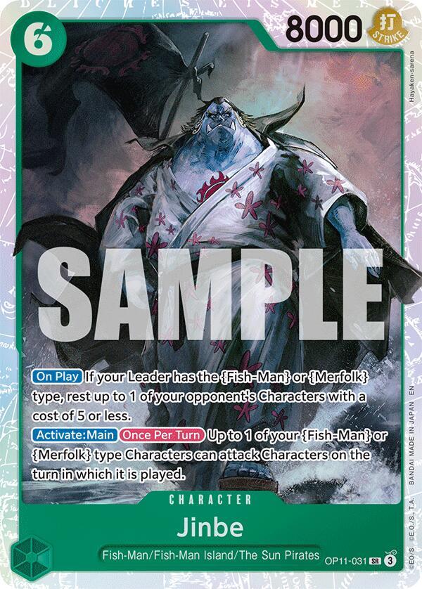 Jinbe OP11-031 (A Fist of Divine Speed)  - Foil | Good Games North