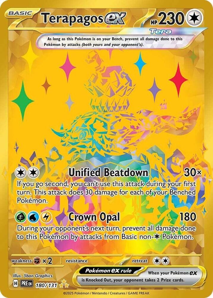 Terapagos ex (180/131) [Scarlet & Violet: Prismatic Evolutions] | Good Games North