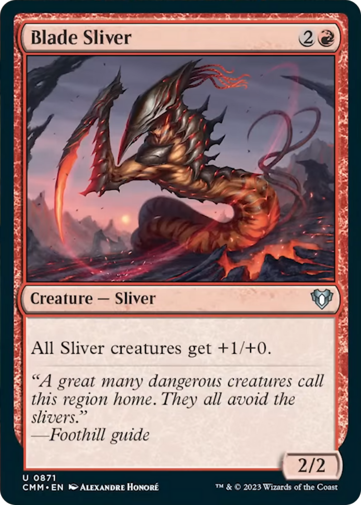 Blade Sliver [Commander Masters] | Good Games North