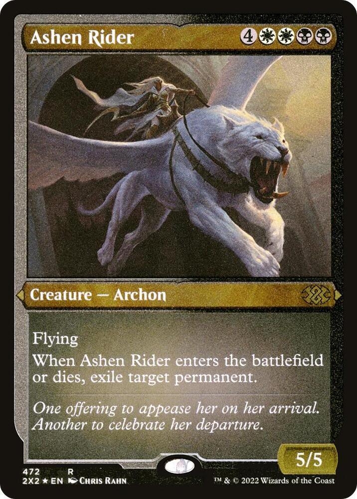 Ashen Rider Foil Etched (Double Masters 2022)  - Foil | Good Games North