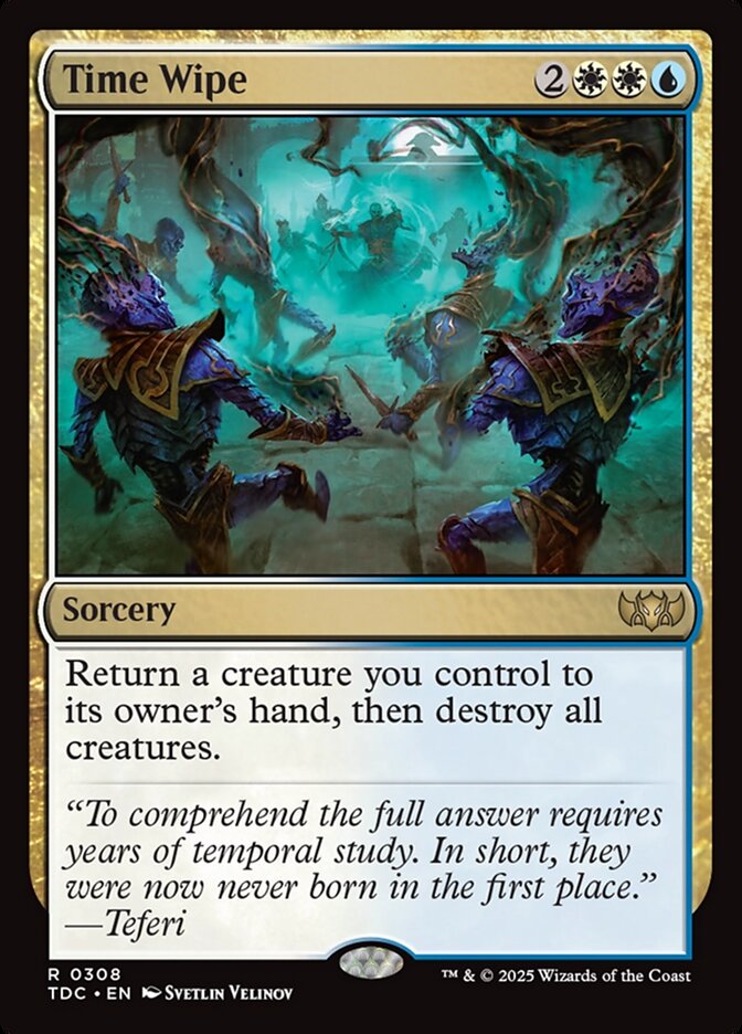 Time Wipe (Commander: Tarkir: Dragonstorm)  | Good Games North