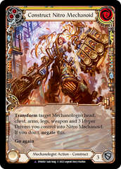 Construct Nitro Mechanoid // Nitro Mechanoid (Marvel) [DYN092] (Dynasty)  Cold Foil | Good Games North