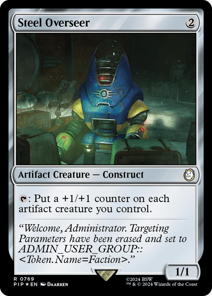 Steel Overseer (Surge Foil) [Fallout] | Good Games North