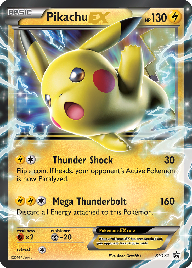 Pikachu EX (XY174) [XY: Black Star Promos] | Good Games North