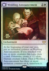 Wedding Announcement // Wedding Festivity [Innistrad: Crimson Vow Prerelease Promos] | Good Games North