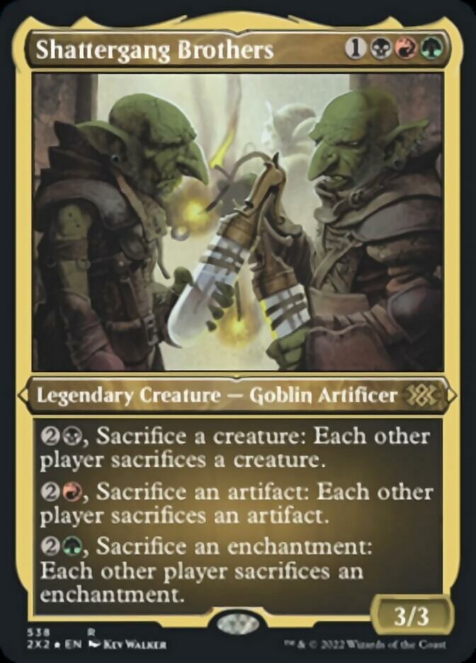 Shattergang Brothers (Foil Etched) [Double Masters 2022] | Good Games North