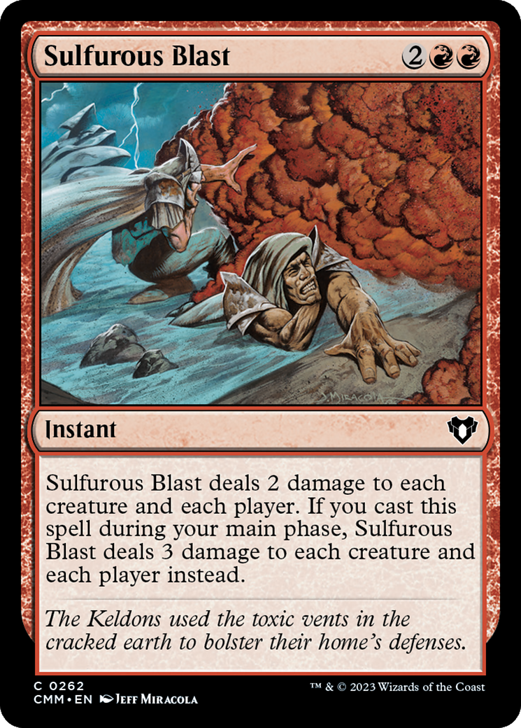 Sulfurous Blast [Commander Masters] | Good Games North