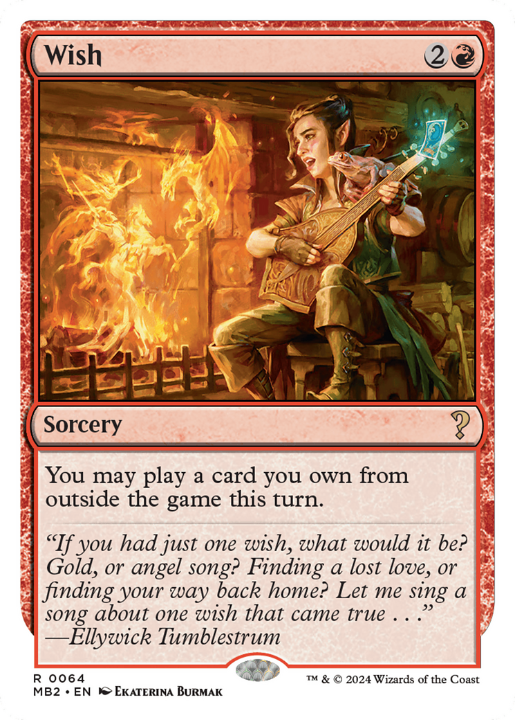 Wish (White Border) [Mystery Booster 2] | Good Games North
