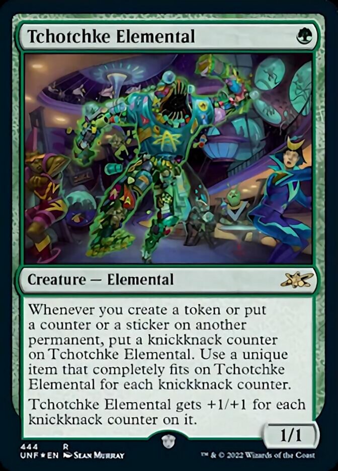 Tchotchke Elemental (Galaxy Foil) [Unfinity] | Good Games North