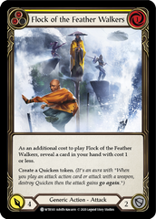 Flock of the Feather Walkers (Yellow) [U-WTR183] (Welcome to Rathe Unlimited)  Unlimited Rainbow Foil | Good Games North