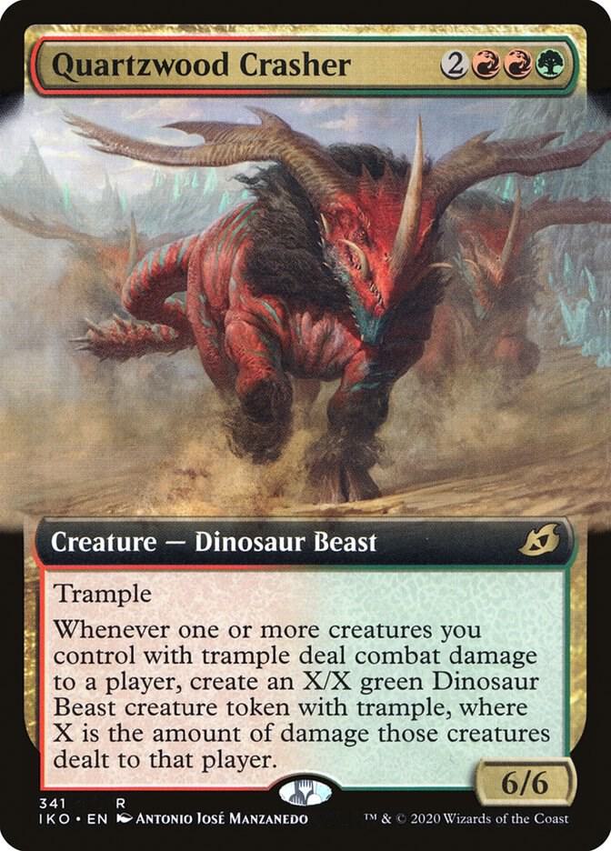 Quartzwood Crasher 341/274 (Ikoria: Lair of Behemoths)  - Extended Art | Good Games North
