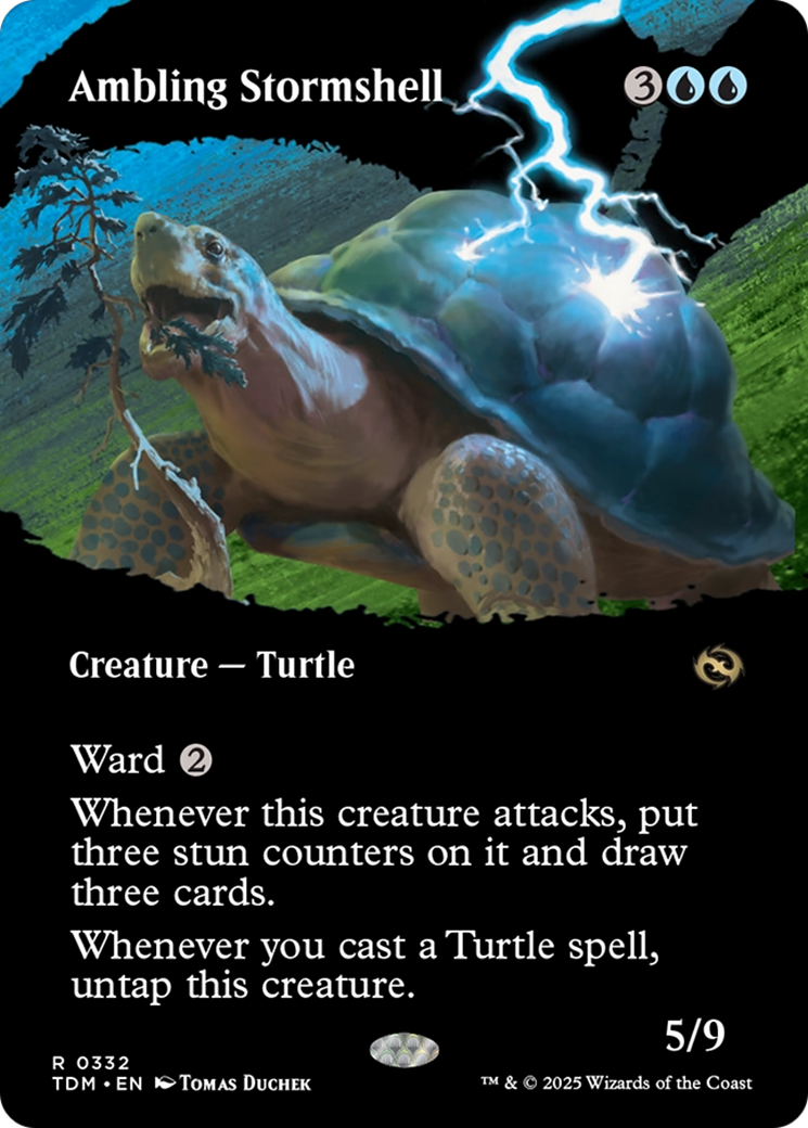 Ambling Stormshell (Borderless) [Tarkir: Dragonstorm] | Good Games North