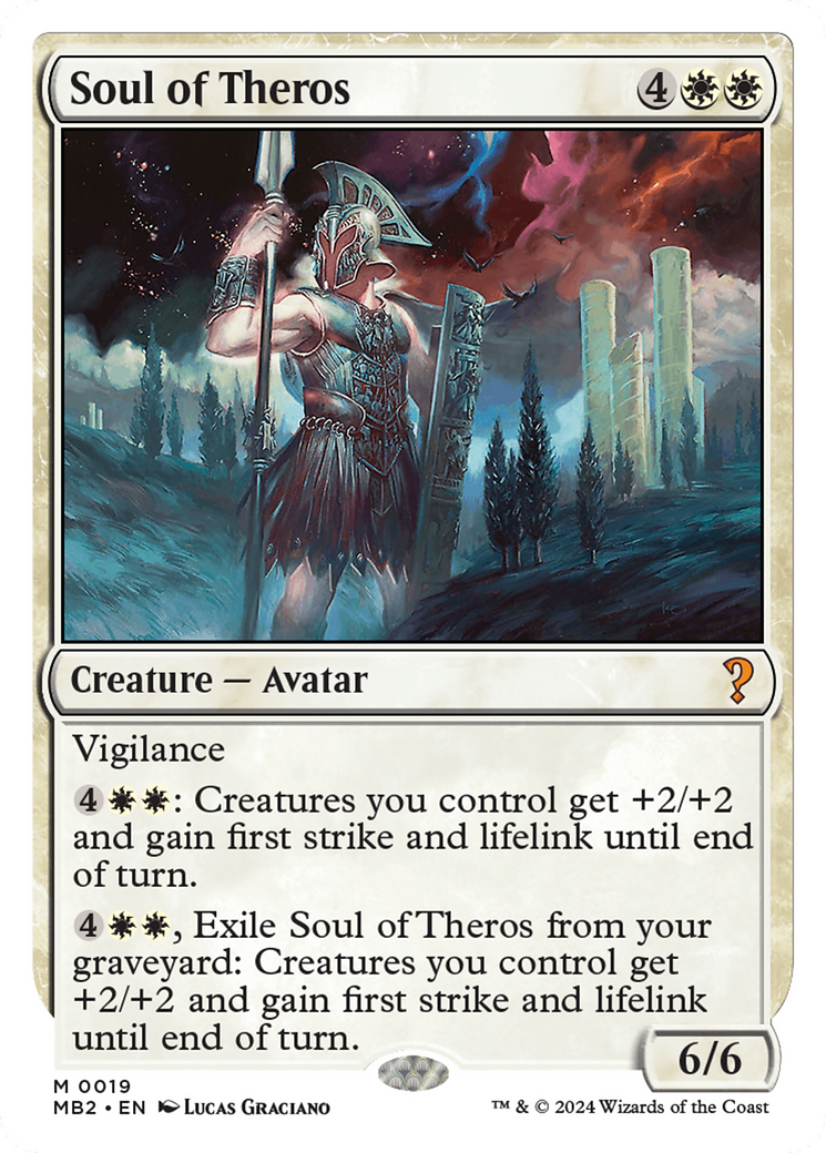 Soul of Theros (White Border) [Mystery Booster 2] | Good Games North