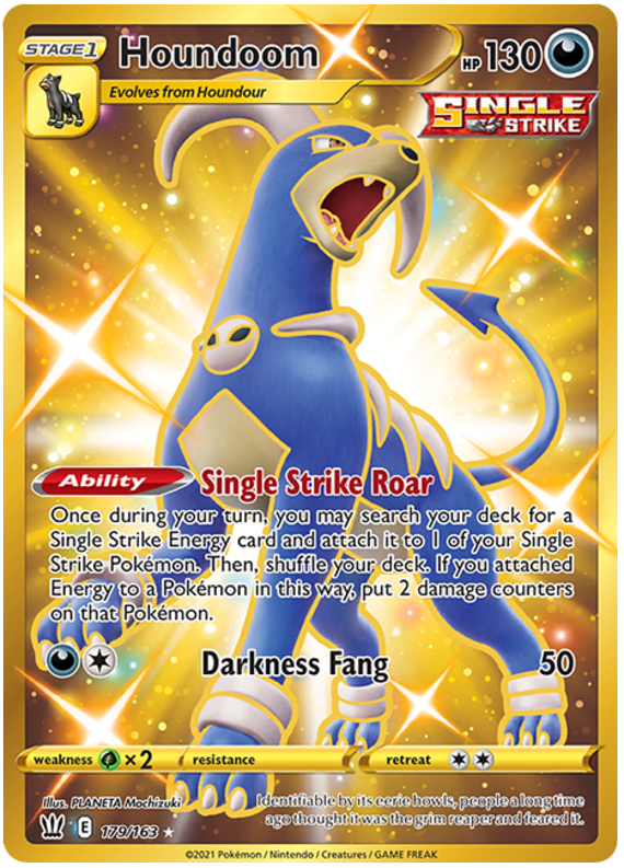 Houndoom (179/163) [Sword & Shield: Battle Styles] | Good Games North
