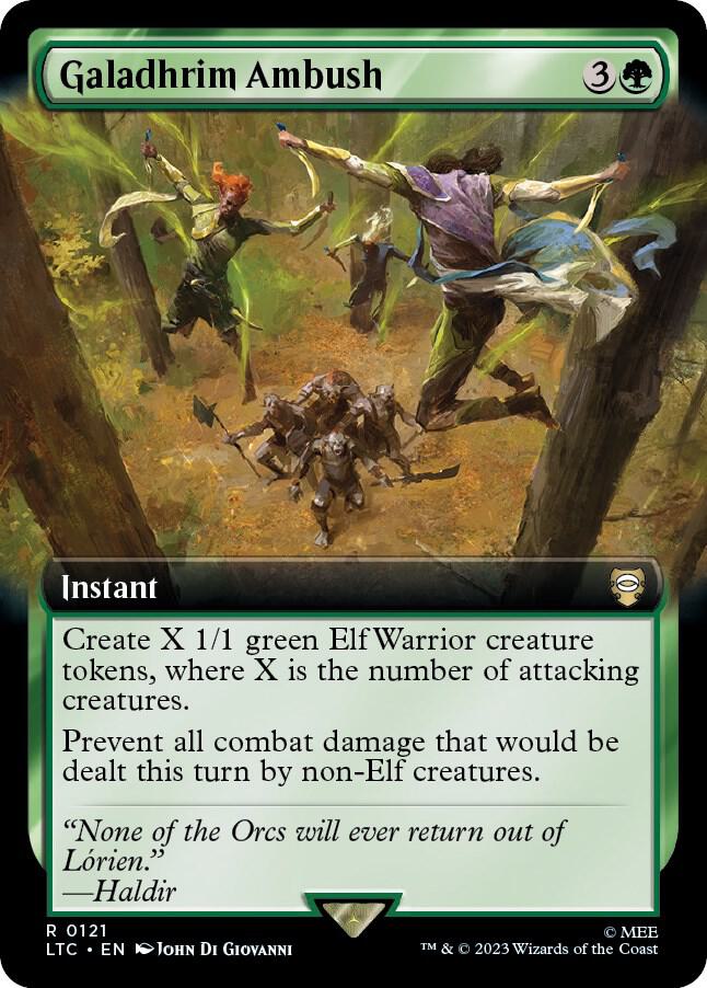 Galadhrim Ambush Extended Art (Commander: The Lord of the Rings: Tales of Middle-earth)  | Good Games North