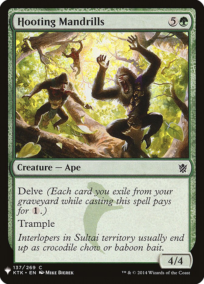 Hooting Mandrills [Mystery Booster] | Good Games North