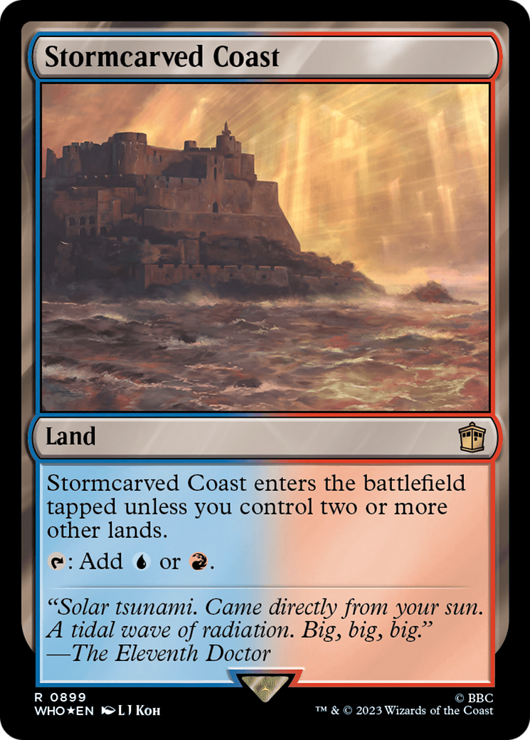 Stormcarved Coast (Surge Foil) [Doctor Who] | Good Games North