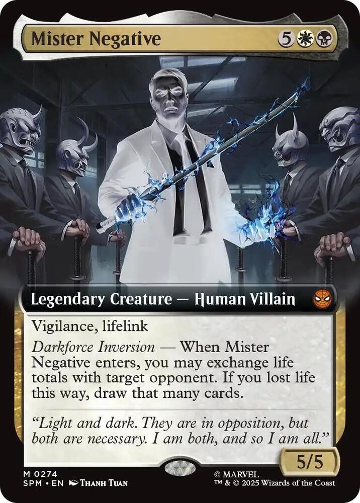 Mister Negative 274 (Marvel's Spider-Man)  - Extended Art Foil | Good Games North
