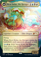 Nicol Bolas, the Ravager // Nicol Bolas, the Arisen (Borderless) [Secret Lair: From Cute to Brute] | Good Games North