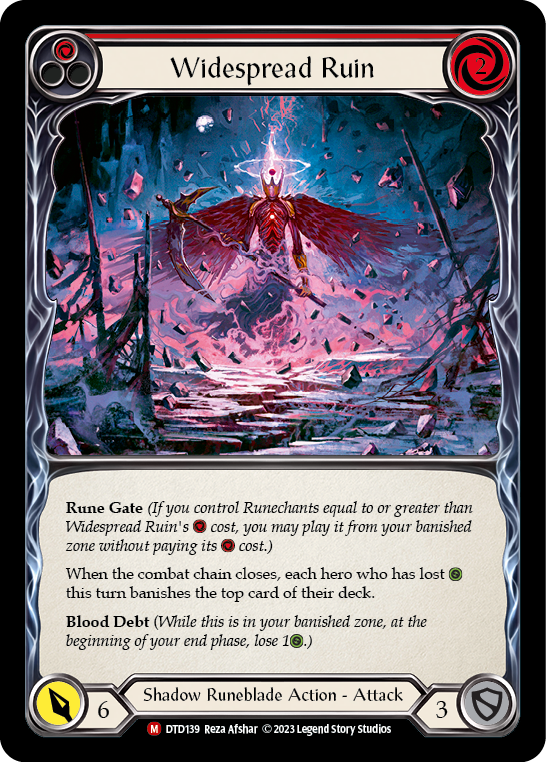 Widespread Ruin [DTD139] (Dusk Till Dawn)  Rainbow Foil | Good Games North