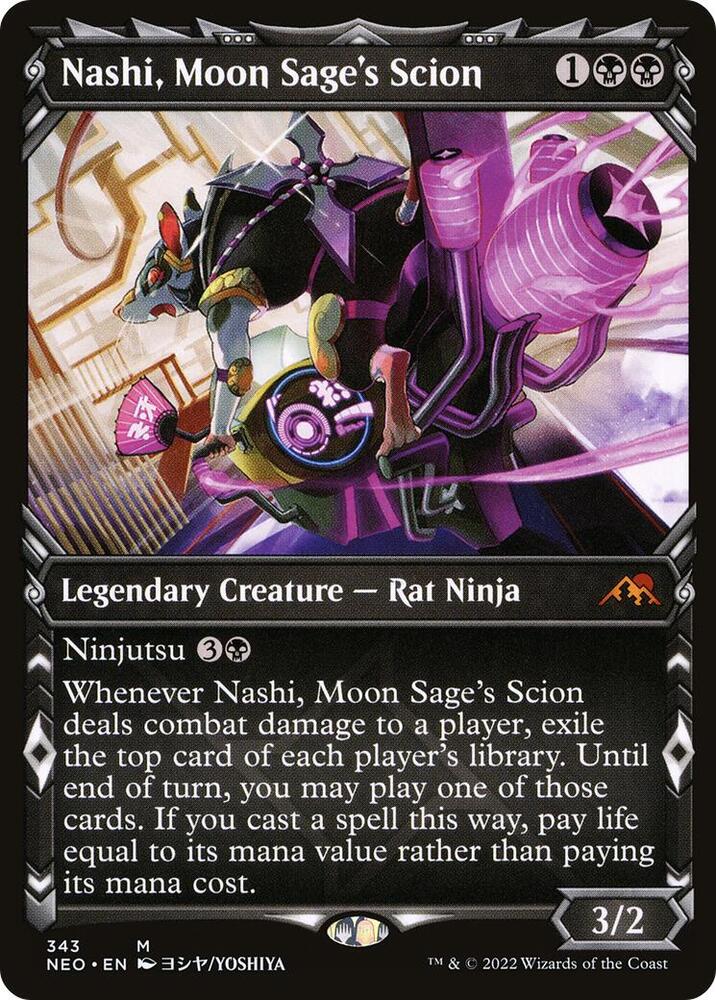 Nashi Moon Sages Scion Showcase (Kamigawa: Neon Dynasty)  | Good Games North