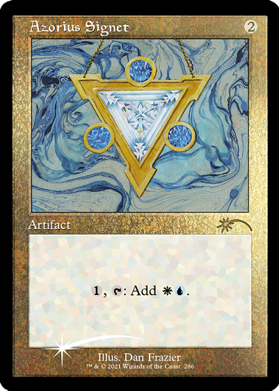 Azorius Signet (Retro) (Foil Etched) [Secret Lair Drop Series] | Good Games North