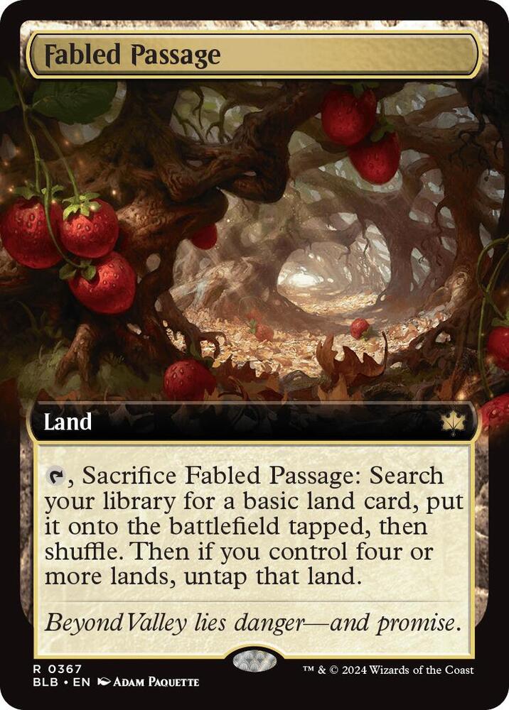 Fabled Passage Extended Art (Bloomburrow)  - Foil | Good Games North