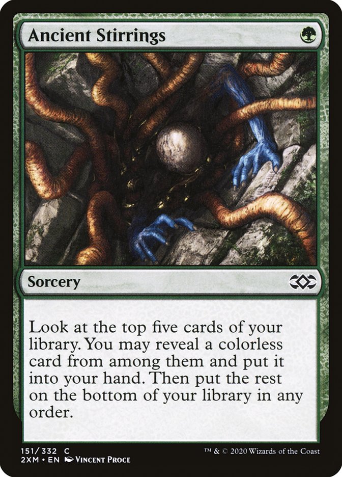 Ancient Stirrings (Double Masters)  - Foil | Good Games North