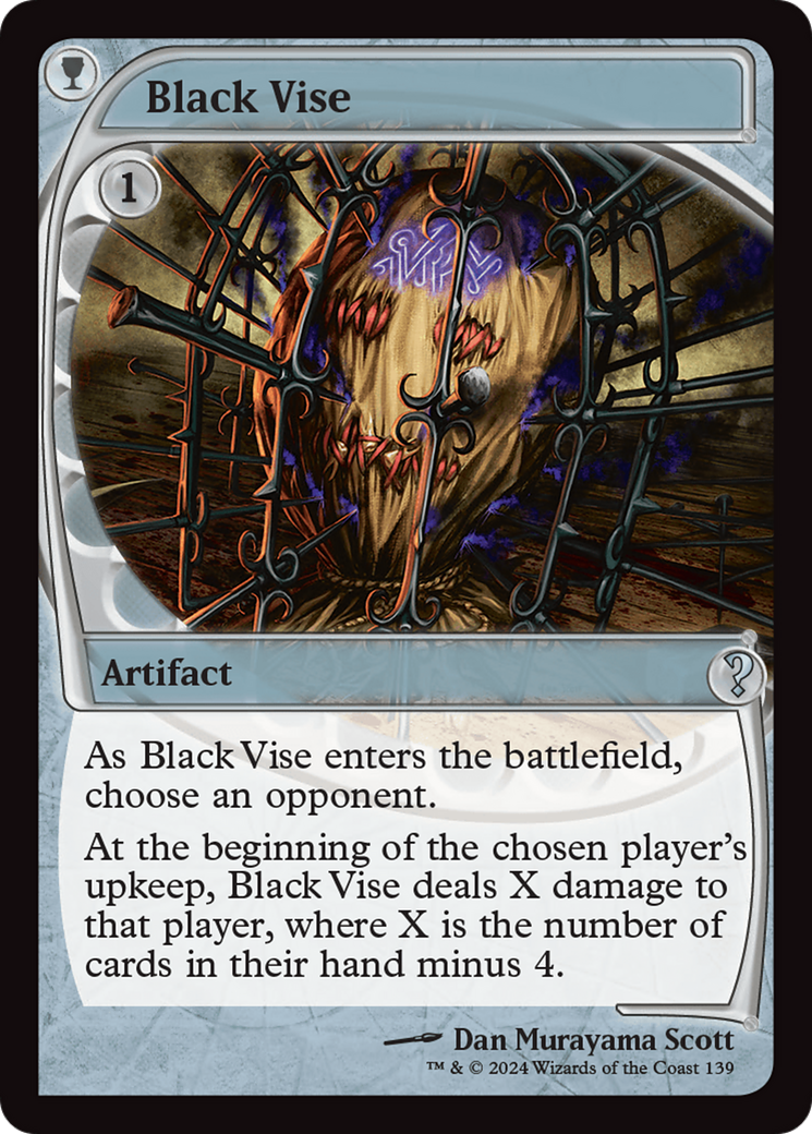Black Vise (Future Sight) [Mystery Booster 2] | Good Games North
