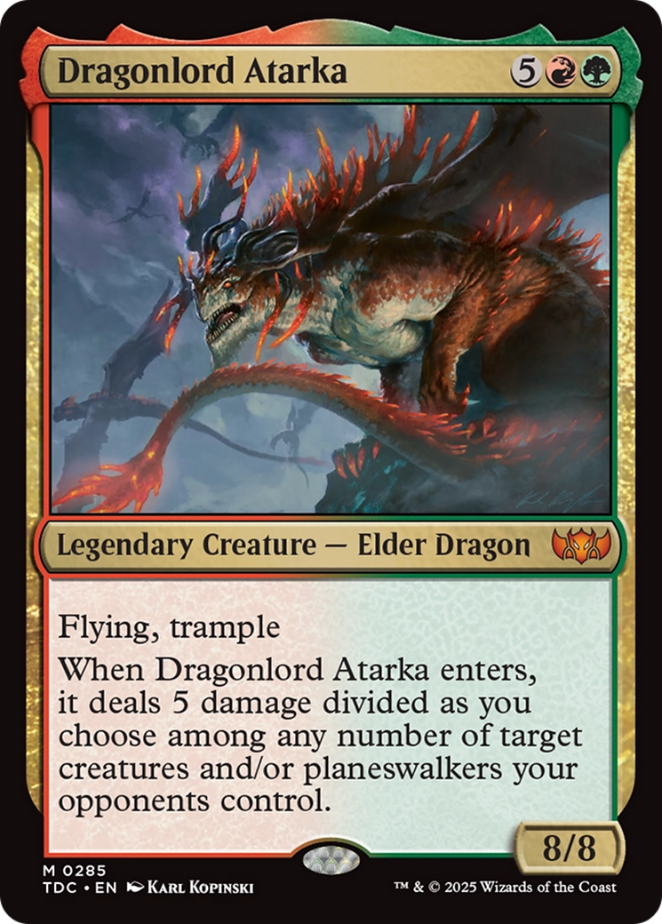 Dragonlord Atarka [Tarkir: Dragonstorm Commander] | Good Games North