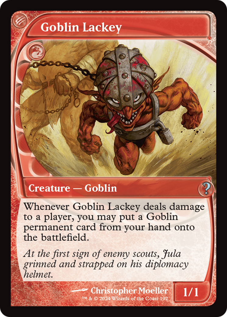 Goblin Lackey (Future Sight) [Mystery Booster 2] | Good Games North