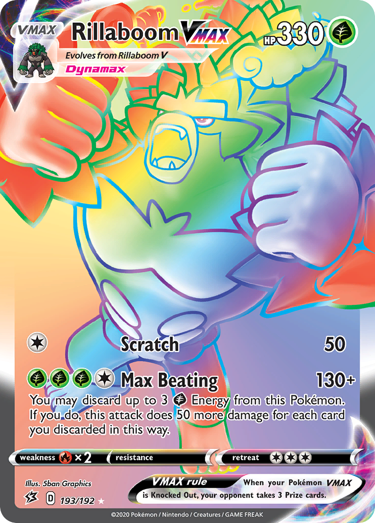 Rillaboom VMAX (193/192) [Sword & Shield: Rebel Clash] | Good Games North